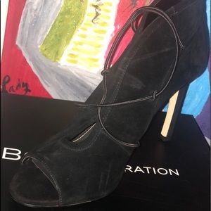 BCBG Black booties.